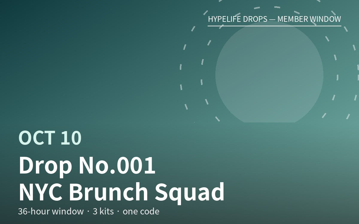 Drop No.001 — the Squad’s first member window